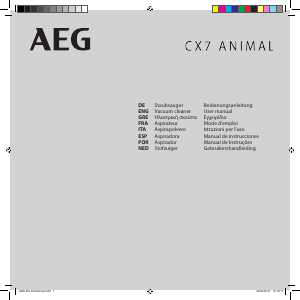 Manual AEG CX7-45ANI Aspirador