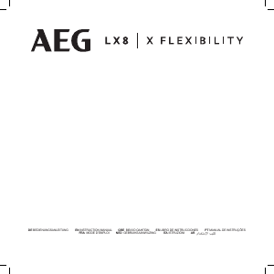 كتيب مكنسة كهربائية LX8-2-CR-A AEG