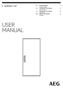 Manual AEG SKB58211AF Frigider