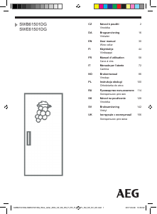 Handleiding AEG SWB61501DG Koelkast