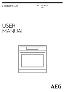 Manual AEG BES25101LM Oven