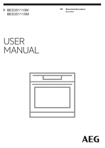 Bedienungsanleitung AEG BES35111XM Backofen
