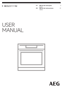Manual de uso AEG BES331111M Horno