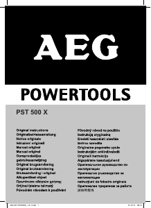 Manual AEG PST 500 X Serra de recortes