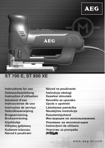 Bedienungsanleitung AEG ST 800 XE Stichsäge