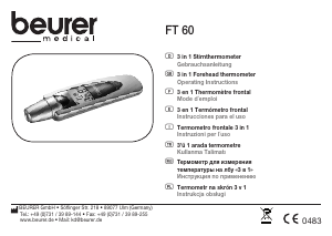 Manuale Beurer FT60 Termometro