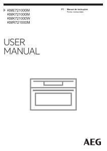 Manual AEG KMK721000W Forno