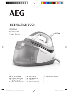 Bruksanvisning AEG DBS3340 Strykjärn