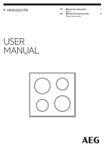 Manual de uso AEG HK623021FB Placa
