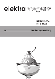 Bedienungsanleitung Elektra Bregenz KTS 1132 Kühlschrank