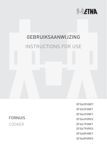 Manual ETNA EFG609HWIT Range