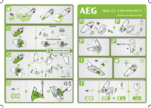 Manual de uso AEG HX6-8IW Aspirador de mano