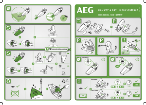 Εγχειρίδιο AEG HX6-14TM-W Ηλεκτρική σκούπα χειρός