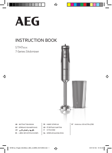 Manual de uso AEG STM7500S Batidora de mano