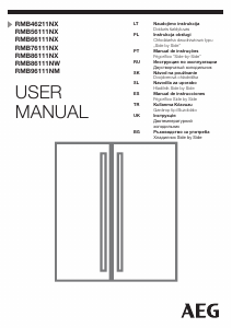 Manual AEG RMB66111NX Frigorífico combinado