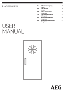 Handleiding AEG AGE62526NX Vriezer