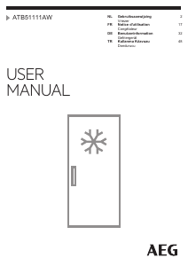 Handleiding AEG ATB51111AW Vriezer
