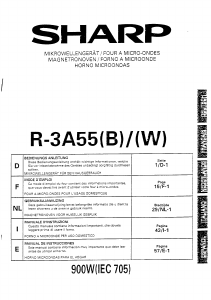 Handleiding Sharp R-3A55 Magnetron