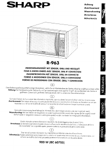 Handleiding Sharp R-963 Magnetron