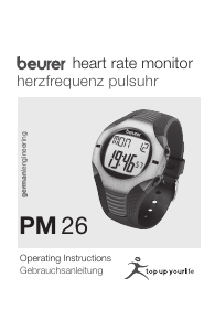 Manual Beurer PM 26 Sports Watch
