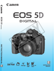 Handleiding Canon EOS 5D Digitale camera