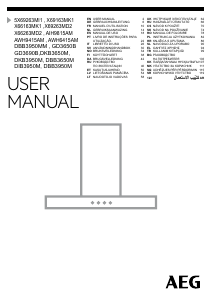 Manual de uso AEG DBB3650M Campana extractora