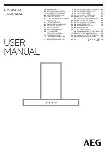 Manual de uso AEG DUB1620M Campana extractora