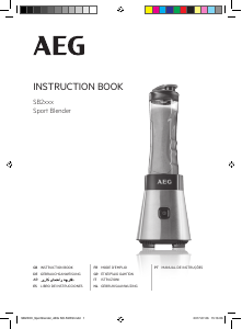 Manual AEG SB4PS Liquidificadora