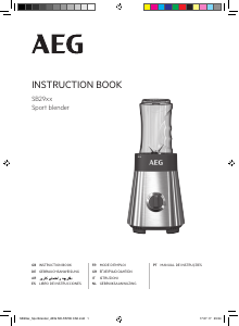 Manual AEG SB2900 Blender