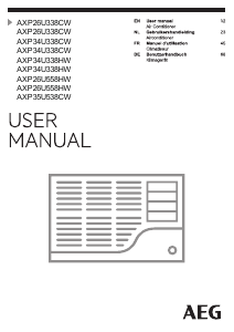 Handleiding AEG AXP26U338CW Airconditioner