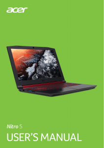 Handleiding Acer Nitro 5 AN515-31 Laptop