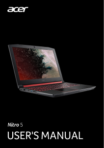 Handleiding Acer Nitro 5 AN515-42 Laptop