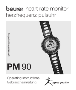 Manual Beurer PM 90 Sports Watch