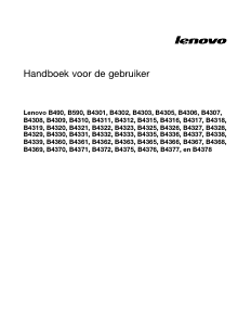 Handleiding Lenovo B4367 Laptop