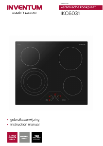 Bruksanvisning Inventum IKC6031 Häll