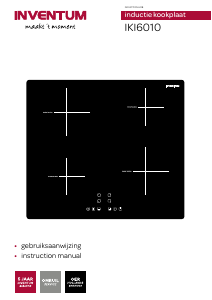 Handleiding Inventum IKI6010 Kookplaat