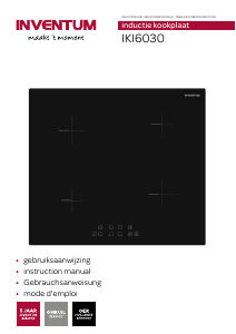 Handleiding Inventum IKI6030 Kookplaat