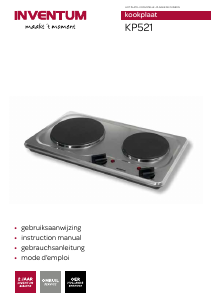 Mode d’emploi Inventum KP521S Table de cuisson