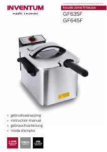 Bedienungsanleitung Inventum GF645F Fritteuse