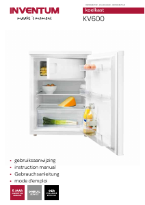 Manual Inventum KV600 Refrigerator