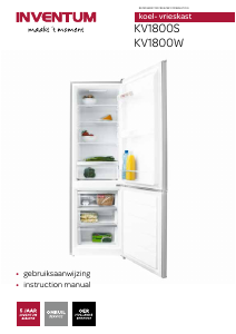 Manual Inventum KV1800W Fridge-Freezer