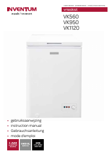 Manual Inventum VK1120 Freezer