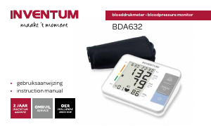 Bruksanvisning Inventum BDA632 Blodtrycksmätare