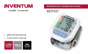 Bruksanvisning Inventum BDP421 Blodtrycksmätare