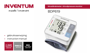 Bruksanvisning Inventum BDP619 Blodtrycksmätare