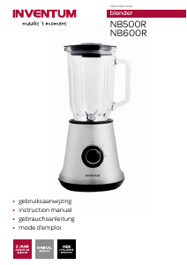 Mode d’emploi Inventum NB600R Blender