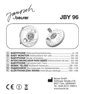 Instrukcja Beurer JBY96 Niania elektroniczna