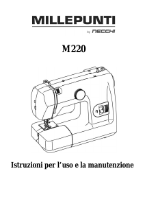 Manuale Necchi M220 Millepunti Macchina per cucire