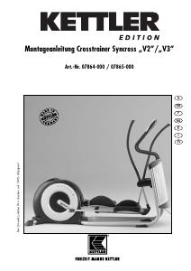 Mode d’emploi Kettler Syncross V2 Vélo elliptique