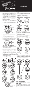 Manual Lorus Z021 Movement